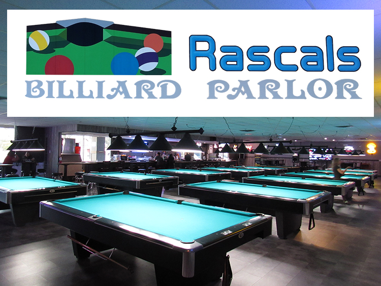 Rascals Billiards in Corpus Christi, Texas.
